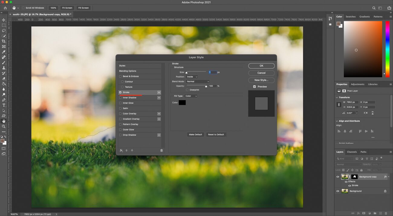 How To Outline An Image In Photoshop